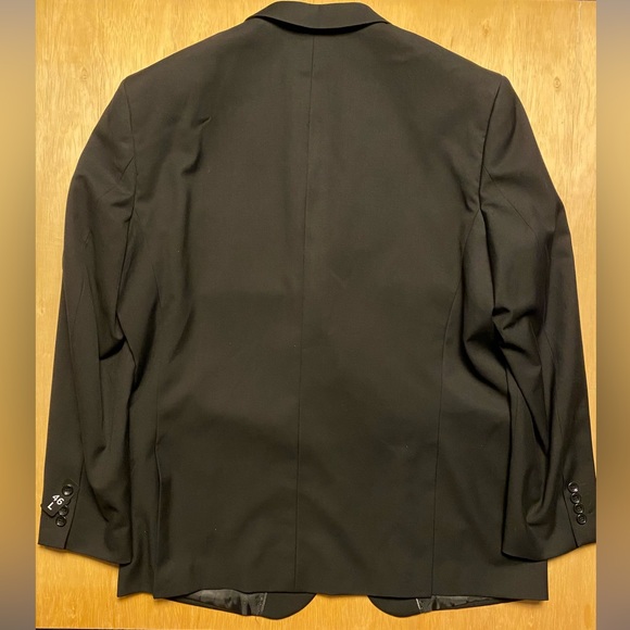 NWT Creative Black Suit Jacket Sport Coat Blazer 46L - Picture 10 of 11
